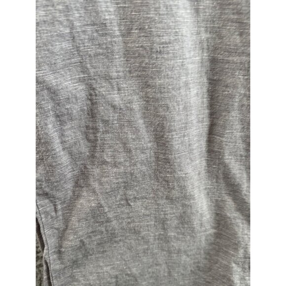 Merona Gray Heathered Stripped Linen-Blend Drawstring Pants Relaxed Fit Size XXL - Picture 2 of 8